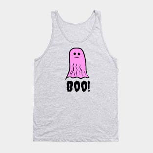 Boo! Spooky Cute Halloween Ghost Tank Top